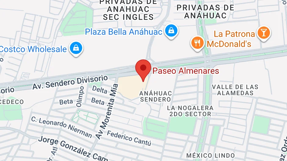 Mapa Sucursal Almenares