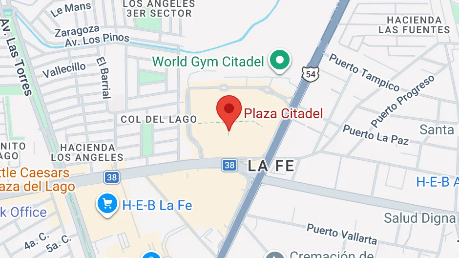 Mapa Sucursal Citadel