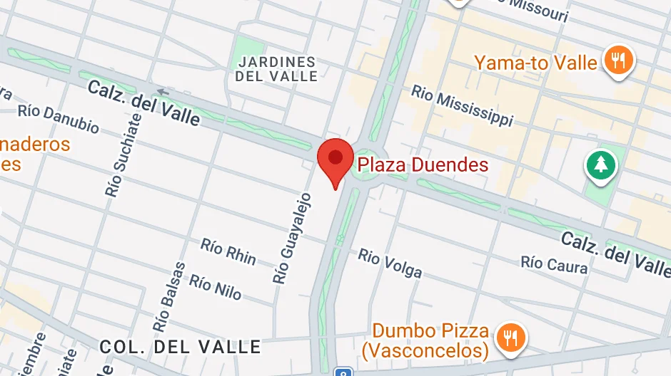 Mapa Sucursal Duendes