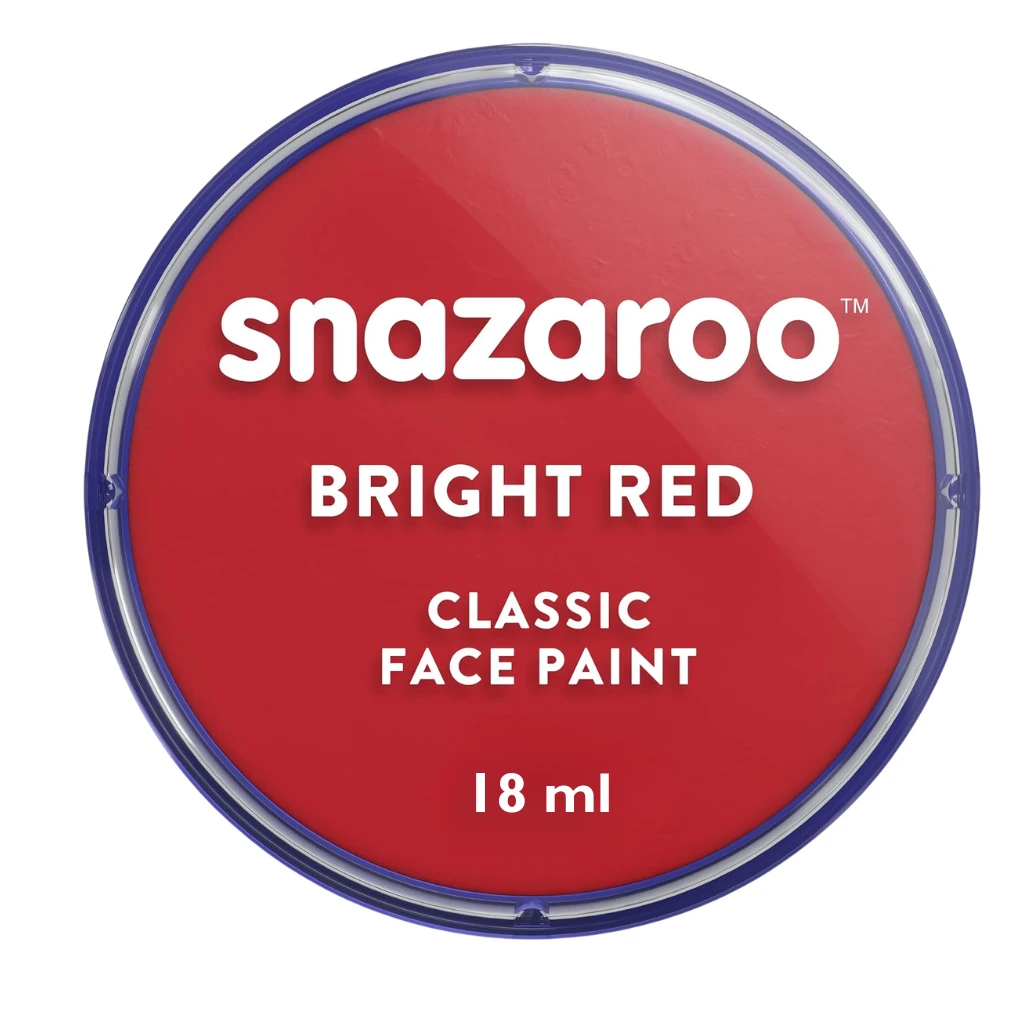 [1118055-N] SZ FACE PAINT 18ML CLASSIC BRIGHT RED