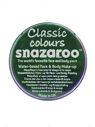 [1118455-N] SZ FACE PAINT 18ML CLASSIC DARK GREEN