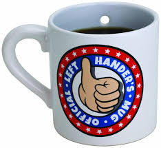 [BM1607] THE OFFICIAL LEFT HANDERS MUG