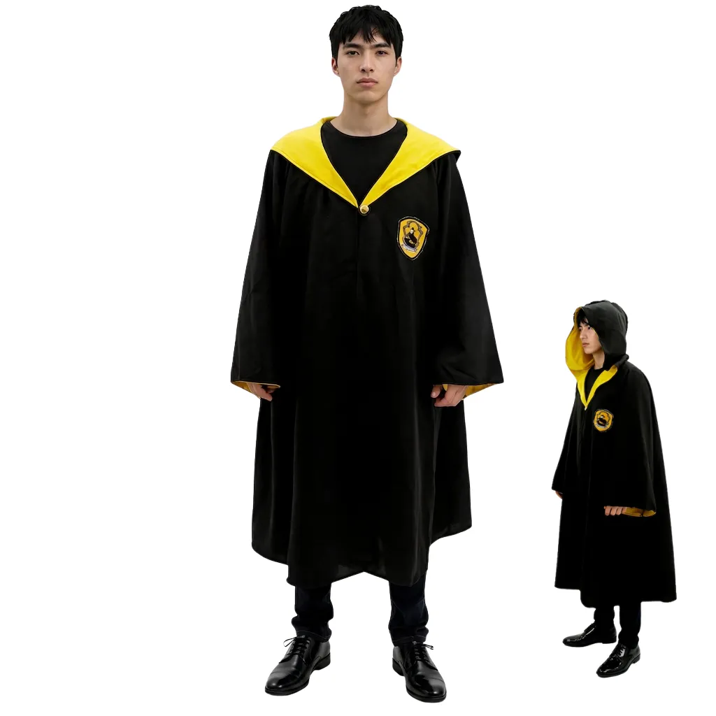 YELLOW WIZARD CAPE ADLT