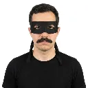 YW ANTIFAZ DE TELA DE ZORRO