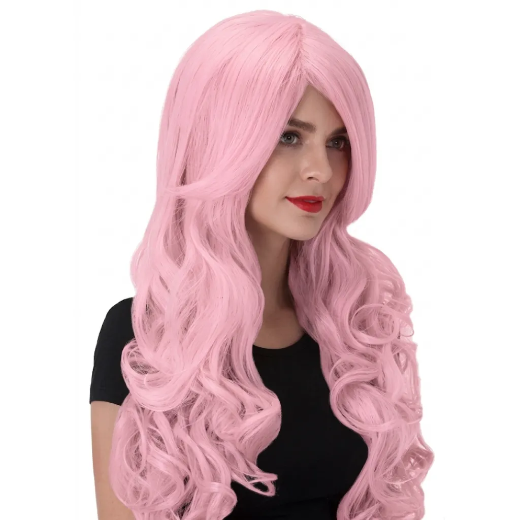 YWQ EXC WAVY LAYERED WIG PINK