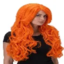 YWQ WAVY LAYERED WIG ORANGE