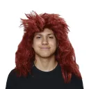 80´S ROCKER WIG RED