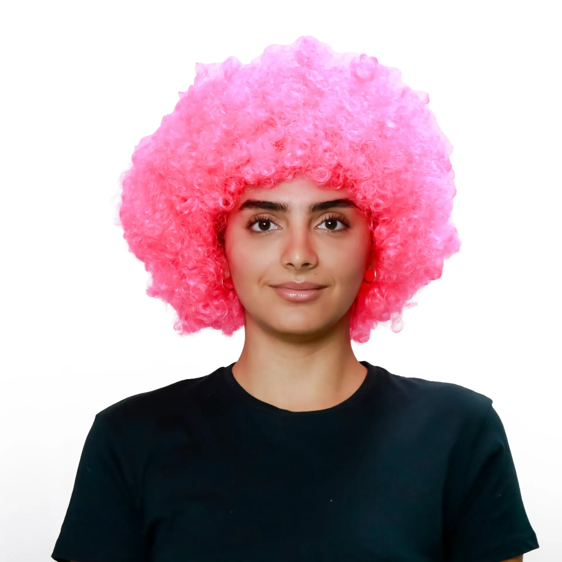 AFRO CLOWN WIG PINK