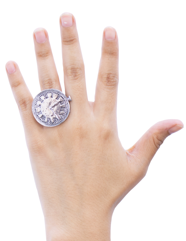 [R-TIME] ANILLO EN FORMA DE RELOJ