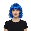 BLUE SHORT WIG ALEGRIA