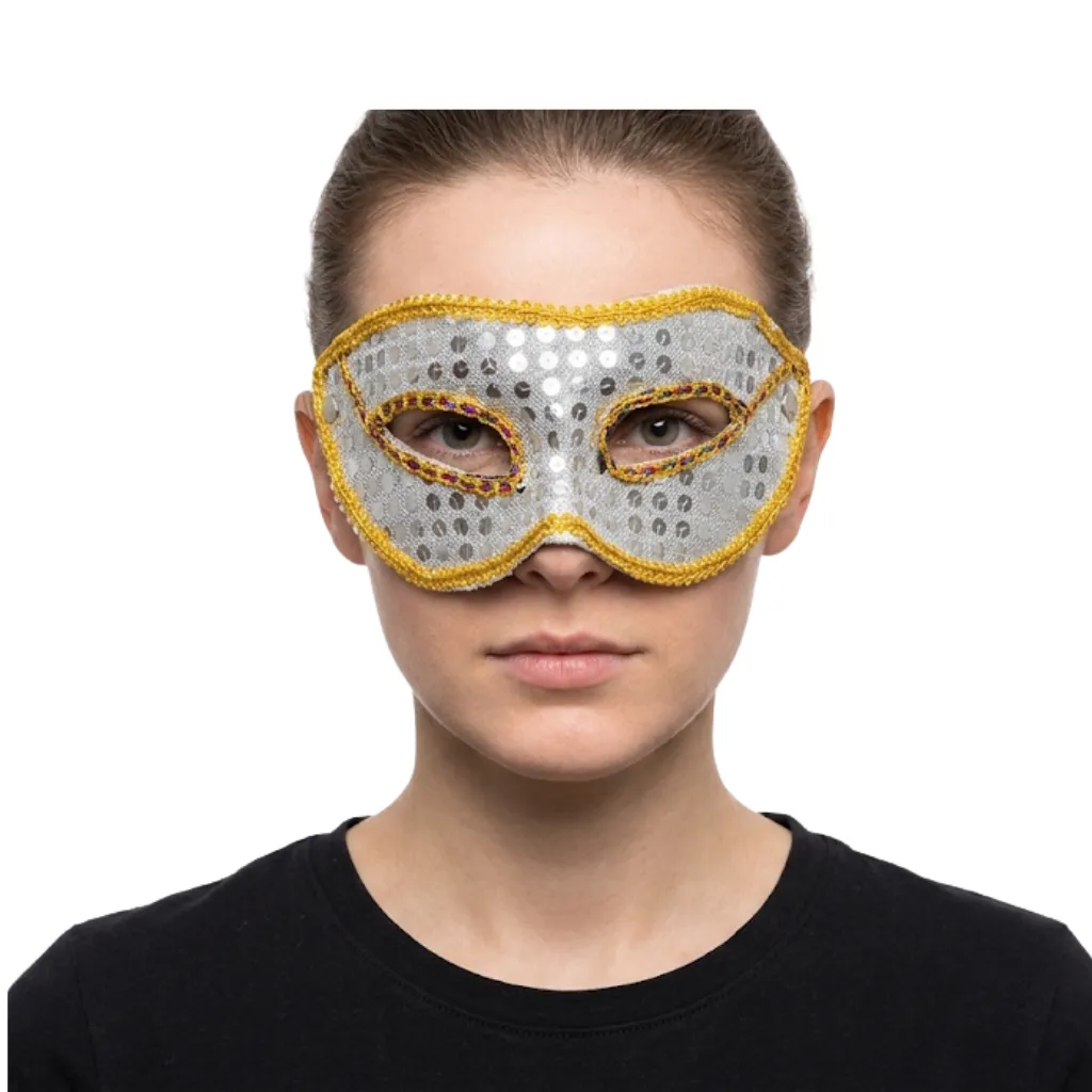 CARNIVAL MASK PLATA