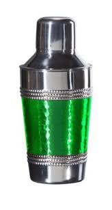 COCKTAIL SHAKER 22 OZ GREEN HAMMER