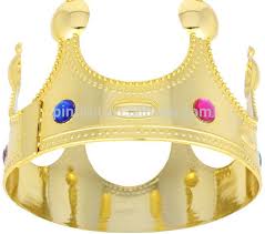 [FX76305] CORONA DE REINA DORADA DE PLASTICO