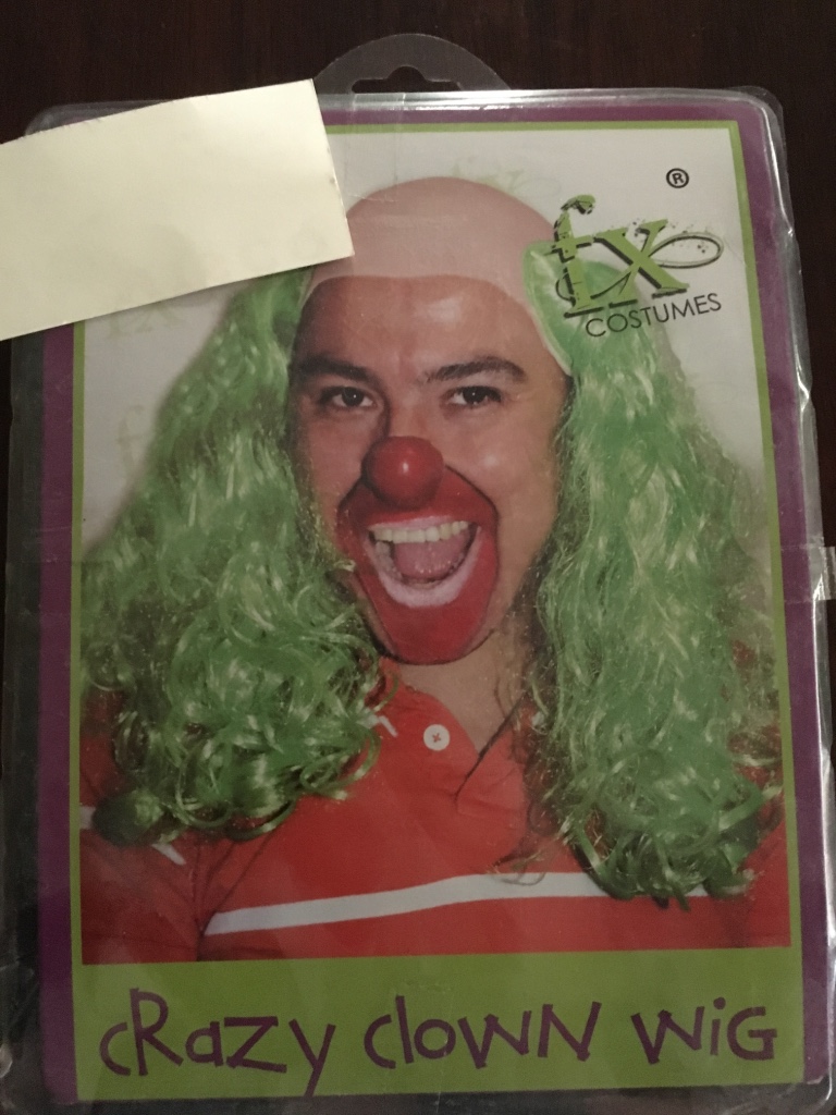 [FX77077] CRAZY CLOWN WIG GREEN