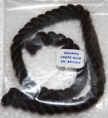 [120-DB] CREPE HAIR DARK BROWN 1 FT