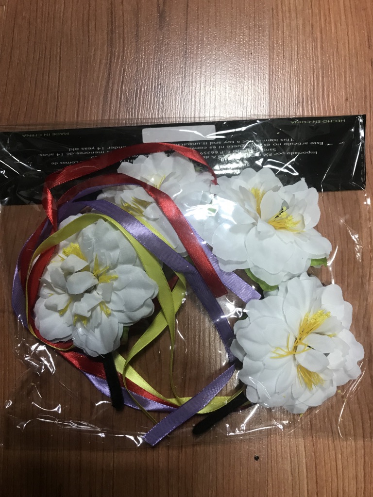 [1445-17] DIADEMA CATRINA BLANCA