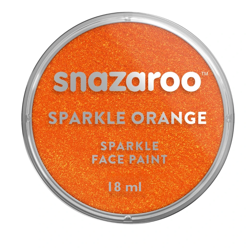 [1118531-N] FACE PAINT 18ML CLASSIC SPARKLE ORANGE