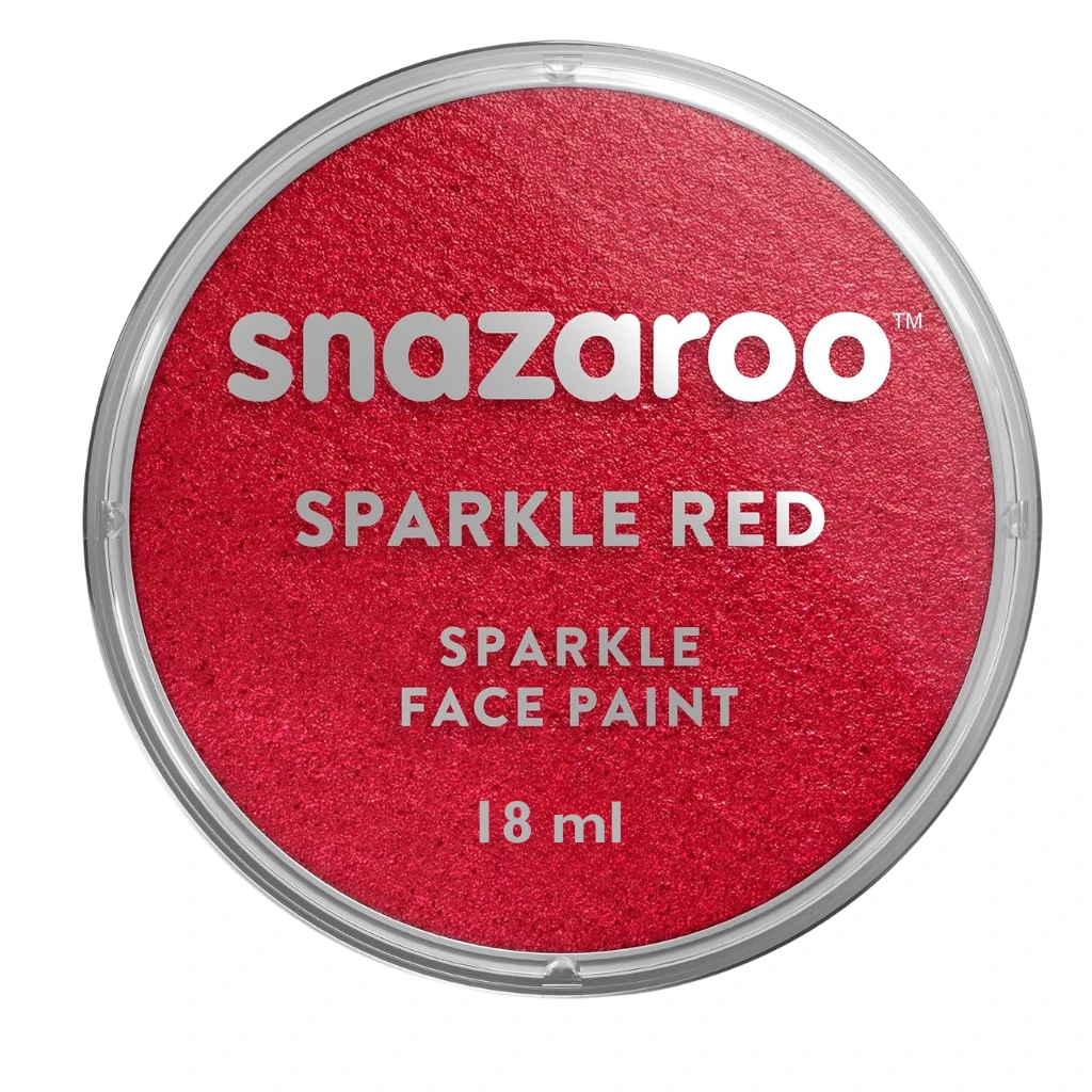 [1118550-N] FACE PAINT 18ML CLASSIC SPARKLE RED
