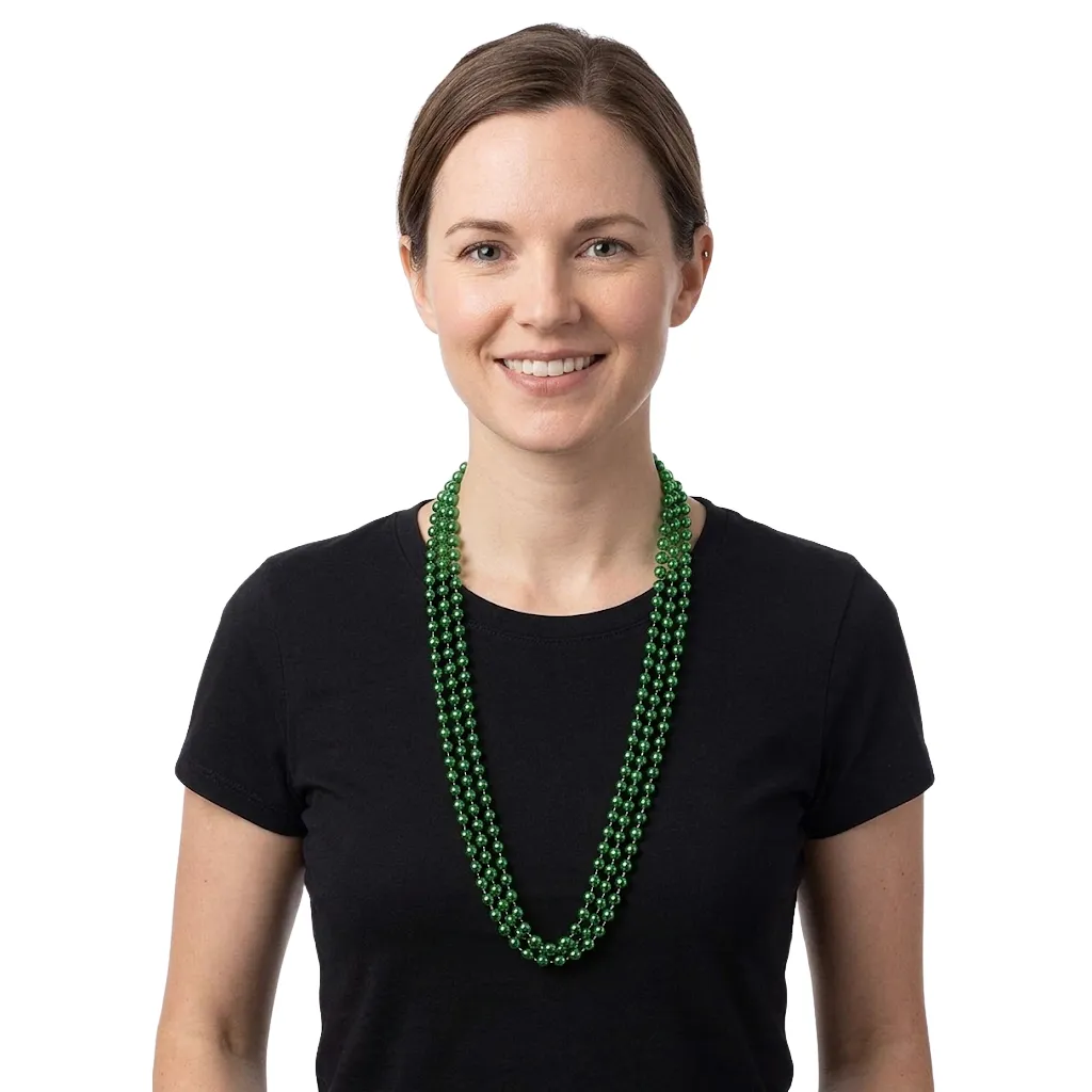 [GM94172] GM BEAD NECKLACES GREEN C/8