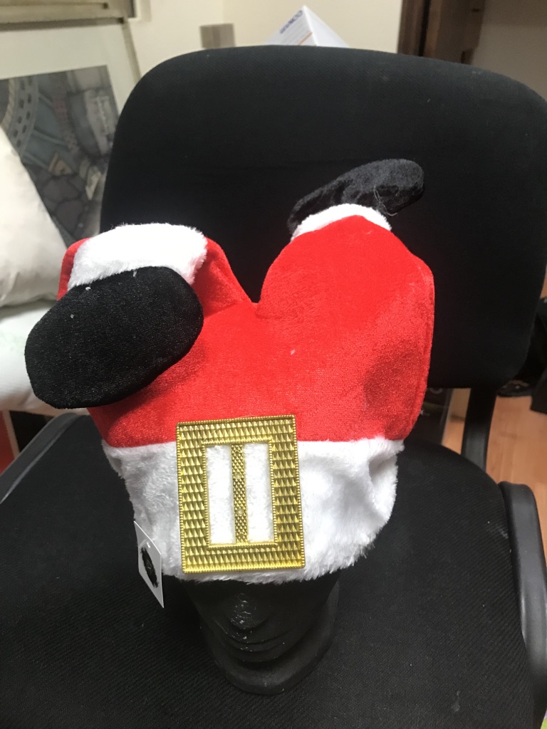 [2959-8] GORRO DE PIERNAS DE SANTA CLAUS