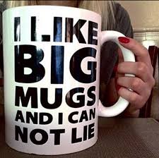 [BMMU-LK] I LIKE BIG MUGS GIGANTIC COFFEE MUG