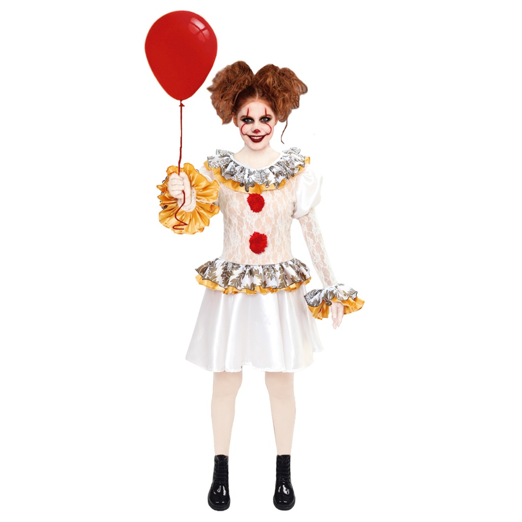 [FX79124] IT THE LADY CLOWN ADULT