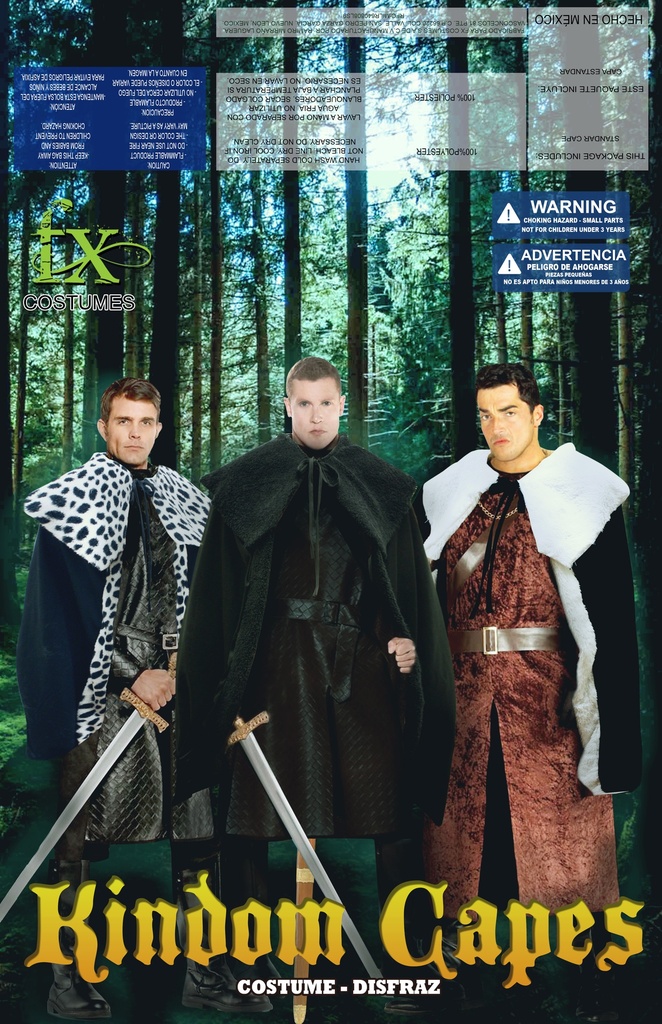 [FX78884] KINGDOM CAPES ADULT
