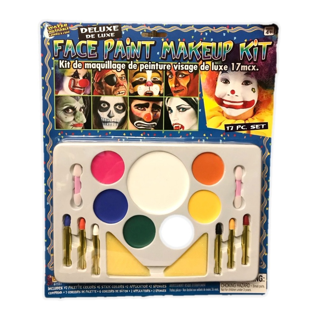 [F61551] MAKE UP DLX FACE PAINTING KIT