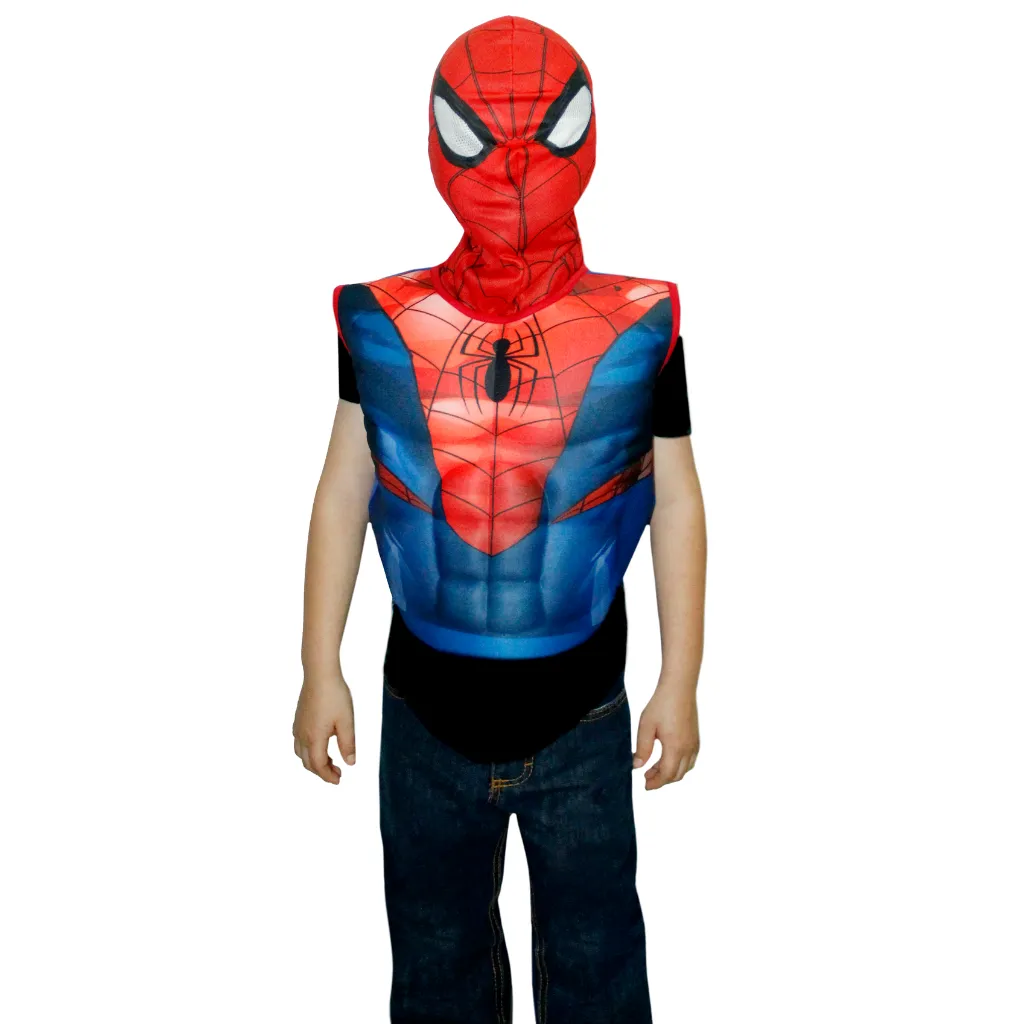 MARVEL SPIDERMAN PETO Y MASCARA INF