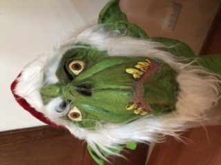 [26128] MASCARA LATEX GREEN SANTA (GRINCH)