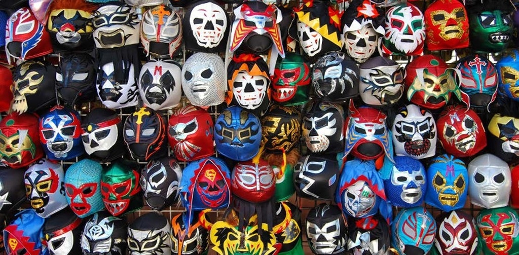 MASCARA TELA LUCHADOR VARIAS