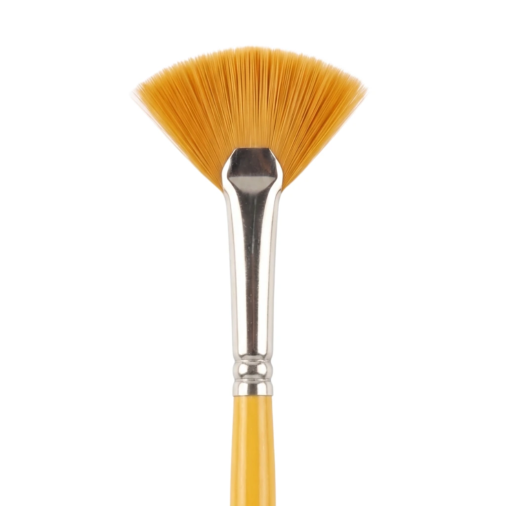 [40073] FAN BRUSH YELLOW