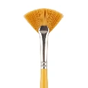 FAN BRUSH YELLOW