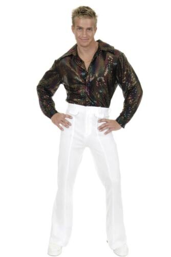 MULTI SEQUIN DISCO-SHIRT ADLT