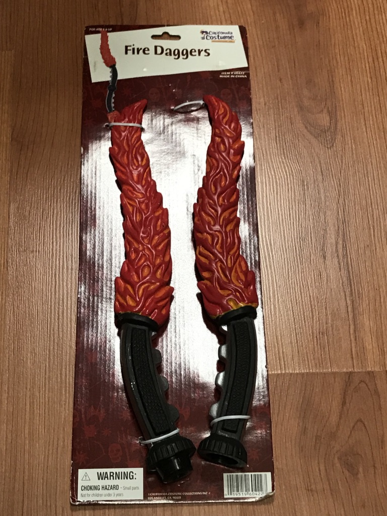 [60422-] NINJA FIRE DAGGERS