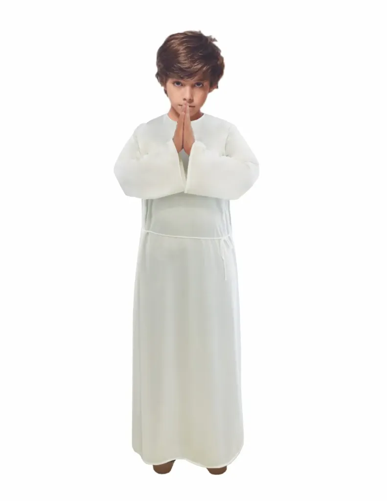 [FX17326] BASIC ROBE WHITE INF (4-6)