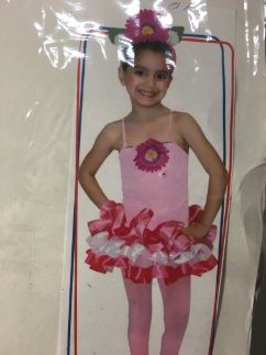 FLOR CON TUTU Y DIADEMA