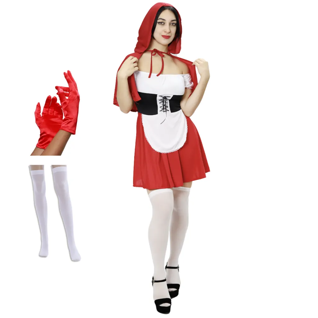 [86134] KIT CAPERUCITA ROJA ADLT ONLINE (XL)