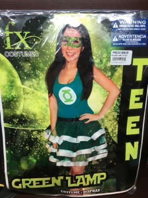 GREEN LAMP CON TUTU FEMENINO ADULTO