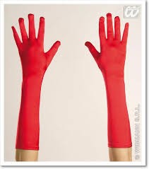 GUANTES LARGOS ROJOS PARA TODA LA FAMILIA