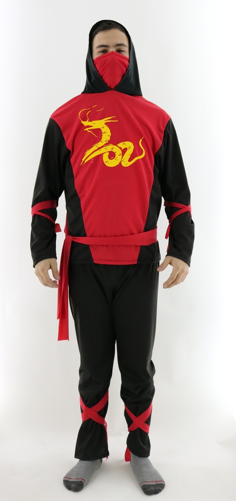 NINJA ROJO AUTO ADULTO