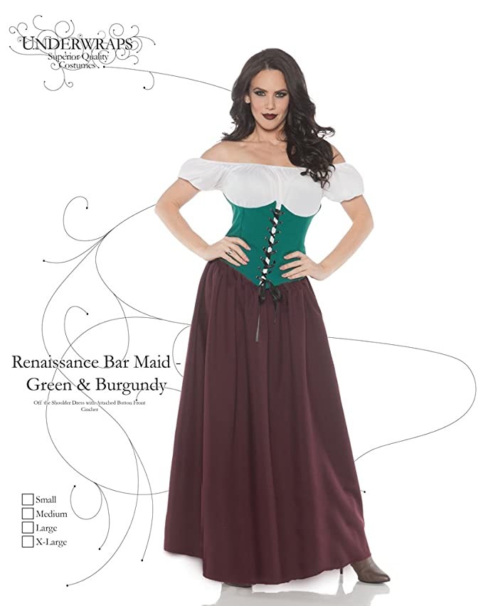 [28219-L] RENAISSANCE BAR MAID ADLT (L)