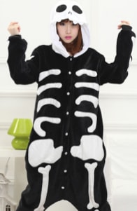 YW DISFRAZ/PIJAMA ESQUELETO