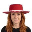 YW SOMBRERO VAQUERITA ROJO ADLT