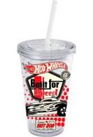 [HW18087] PLASTIC COLD CUP 16OZ LID HOT WHEELES
