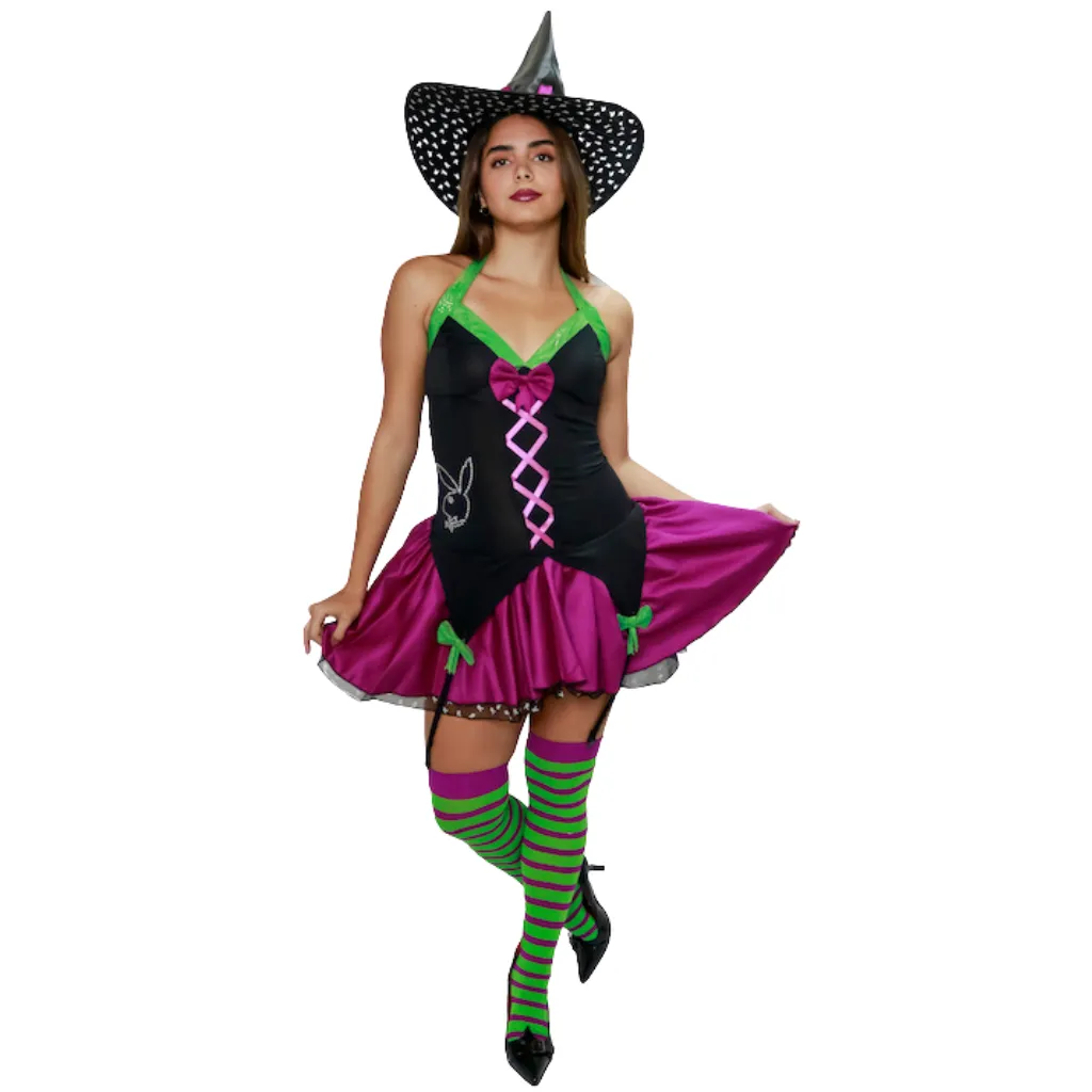 [889292-L] PLAYBOY SPARKLE WITCH ADULT (L)