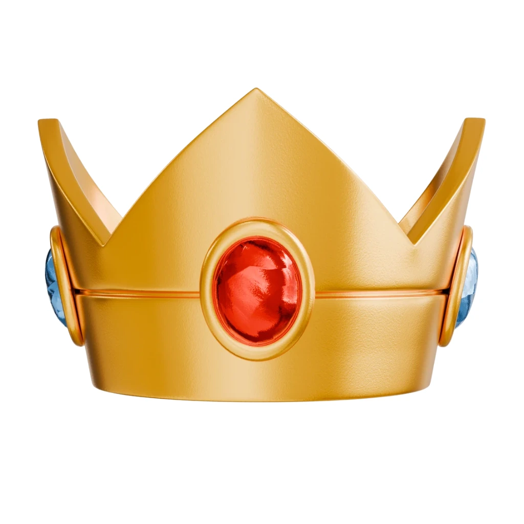 [FX83500] PRINCESS PEACH CROWN & AMULET