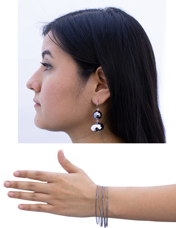 [FX85783] PULSERA C/ARETES DISCO 80´s