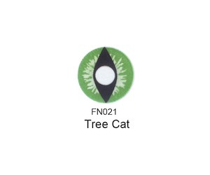 [FX85912] PUPILENTES GREEN CAT