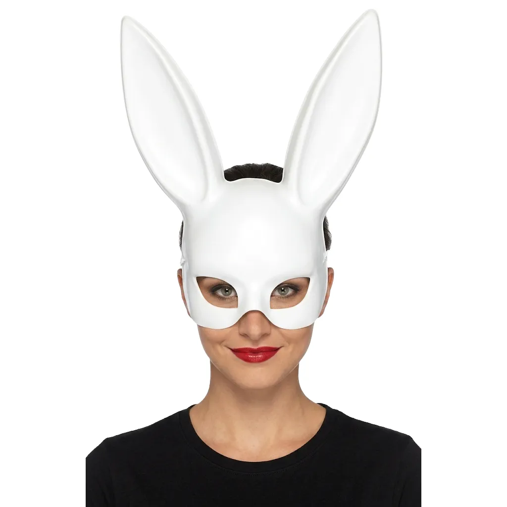 [FX86037] PVC BUNNY GIRL WHITE MASK